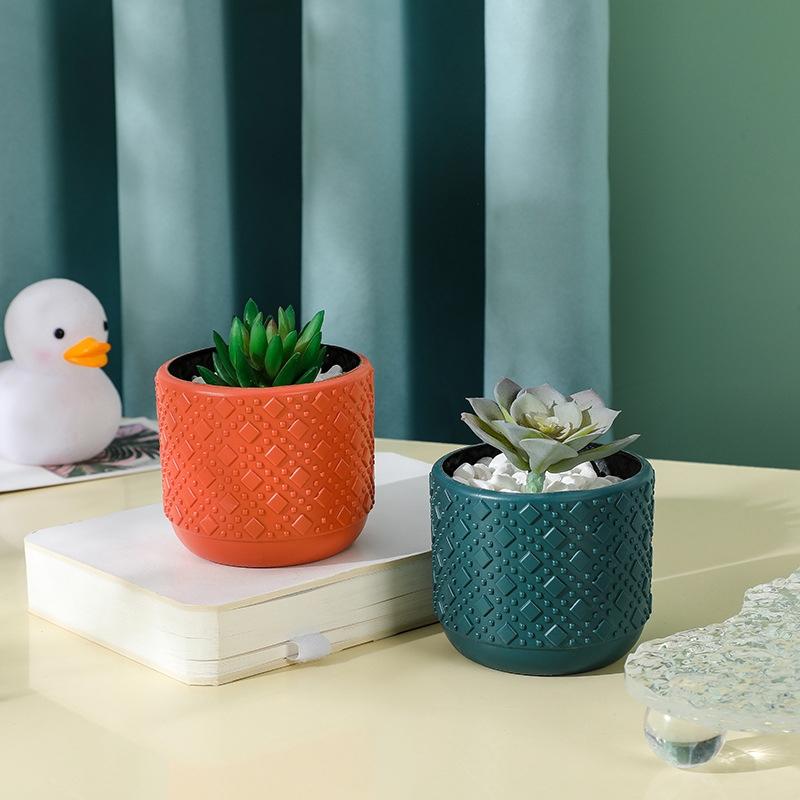 Versatile Vase for Wet and Dry Flowers - Glazed Finish Durable Design - Rose Pink