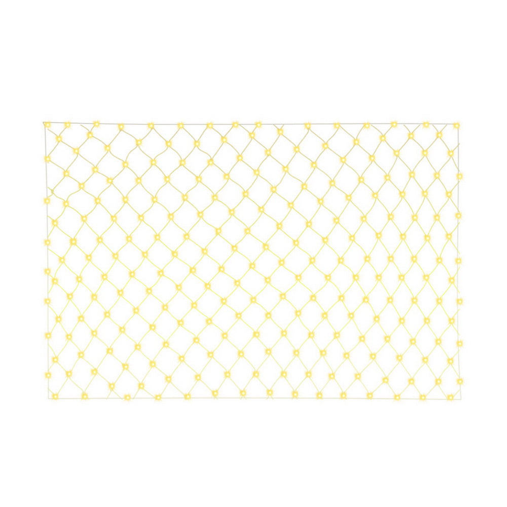 2Mx3M Christmas Lights Net String Light Decorations Warm 504 LED Jingle Jollys